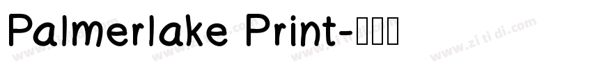 Palmerlake Print字体转换
